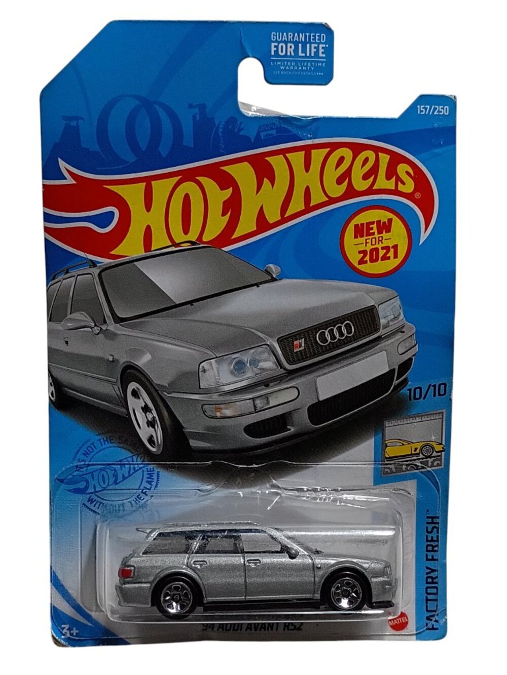 Hot Wheels 94 Audi Avant Rs2 Die-Cast Car 157/250 Factory Fresh Silver